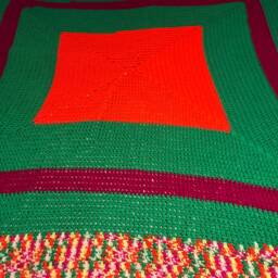 Simple Square Neon Blanket - thumbnail 2