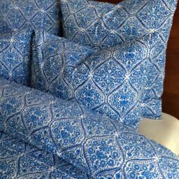 King Duvet Set/ Blue Duvet/ Bed Cover/Cotton King/ Indian Bedding/ Comforter Cover/ - thumbnail 3