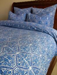 King Duvet Set/ Blue Duvet/ Bed Cover/Cotton King/ Indian Bedding/ Comforter Cover/