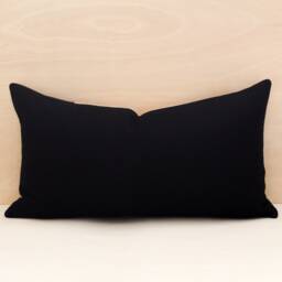 Oxford Harding Wool Pillow Cover, Black & Camel Southwestern Cover - thumbnail 4