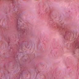 Handmade Modern Baby Minky Blanket Gray, Pink & White Hearts - thumbnail 4