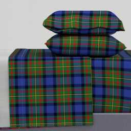Tartan Sheets - Maclaren By Weavingmajor Scottish Plaid Gingham Classic Holiday Cotton Sateen Sheet Set Bedding Spoonflower