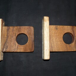Rustic Aged Pallet Wood Brackets - thumbnail 4