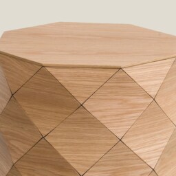 Sitting Stool, Coffee Table, Modern Luxury Designer Oakwood - thumbnail 2