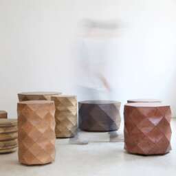 Sitting Stool, Coffee Table, Modern Luxury Designer Oakwood - thumbnail 3