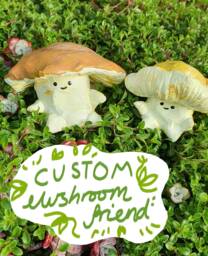 Custom Mushroom Friend Figurine - thumbnail 1