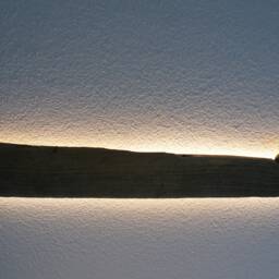 Wall Light With Led Strip Made Of Driftwood - thumbnail 4