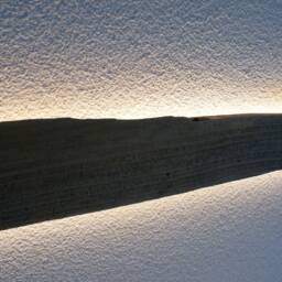 Wall Light With Led Strip Made Of Driftwood - thumbnail 2