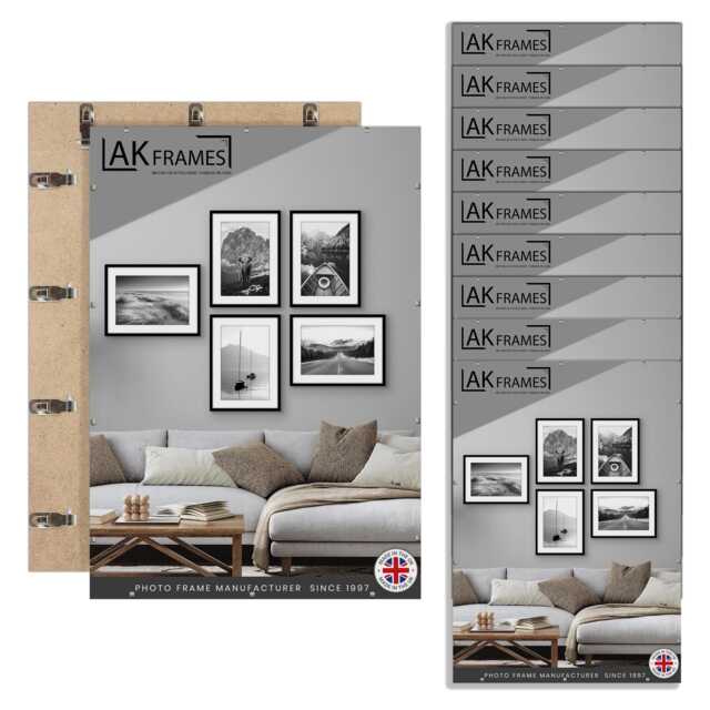A1 Clip Picture Frame Gift For Family - Room Decor Aesthetics On Photo Frames Rectangle Poster Frame - Available in Packs - image 1