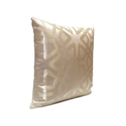 Off White/Ivory Designer Pillow, Decorative Throw Pillow Cover, Cushion Covers, Textured Modern Wedding Gift, Toss - thumbnail 2