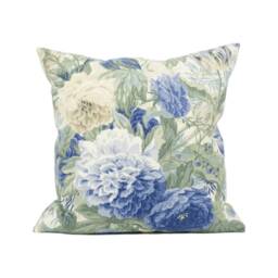 Sanderson - Devonshire Place Blue/Cream Green Pretty Classic Floral Cushion Cover Handmade Throw Pillow Designer Home D??cor - thumbnail 2