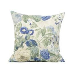 Sanderson - Devonshire Place Blue/Cream Green Pretty Classic Floral Cushion Cover Handmade Throw Pillow Designer Home D??cor - thumbnail 3