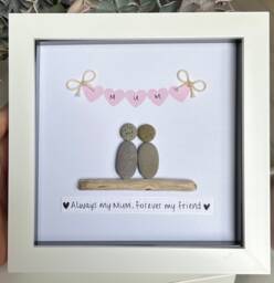 Pebble Mum Portrait - Custom Family Gift For Mother - thumbnail 1