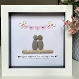 Pebble Mum Portrait - Custom Family Gift For Mother - thumbnail 2