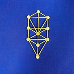 Tree Of Life, Sacred Geometry, Wall Art, Modern, Fine, Wood, Spiritual Decor, Layered Sculpture - thumbnail 1