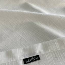 Padilla Linen Curtain, Natural Custom Curtain Panel, White Sheer Livingroom Door Extra Long 1Pc - thumbnail 2