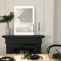 Set Of 3, Geometric Abstract Art, Black Neutral Beige, Living Room Wall Art Poster Prints Home Decor, A5, A4, A3 A3+ A2 Sizes, Fast Delivery - thumbnail 3