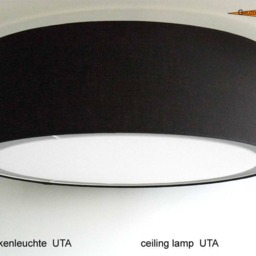 Black Ceiling Lamp Uta ??70 cm With Diffuser - thumbnail 2