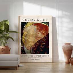 Gustav Klimt Poster, Danae, Exhibition Art Nouveau, Deco, Couples Gift, Wall Decor, Art, A1/A2/A3/A4 - thumbnail 2