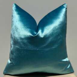 Luxury Turquoise Blue Velvet Pillow Cover, Decorative Cushion Cover For Sofa Couch Bed Glam Home Decor, Accent Throw Pillowcase, 18x18, Handmade - thumbnail 4