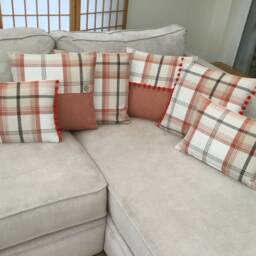 Double Sided Tartan Plaid Cushion Cover Balmoral Autumn Tweed Pillow Sham - thumbnail 3