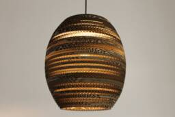 Beehive Recycled Cardboard Pendant Lampshade - thumbnail 1