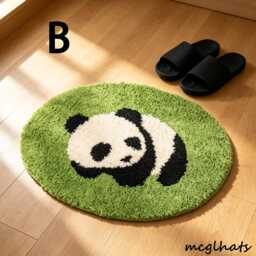 Cute Animal Ocean Wave Pattern Bath Mat, Thick Absorbent Tufted Carpet, Non-Slip Floor Carpet For Bedroom, 40x60 45x70 50x80cm - thumbnail 3