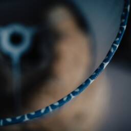 Handmade Drum Lampshade in Modern Country Studio G Forester Fabric - thumbnail 3