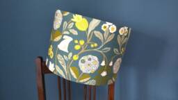 Handmade Drum Lampshade in Modern Country Studio G Forester Fabric - thumbnail 1