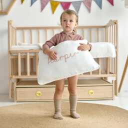 Personalized Baby Name Pillow Case, Custom Embroidered Pillowcase, Kids Nursery Decor, Throw New Mom Gift - thumbnail 3