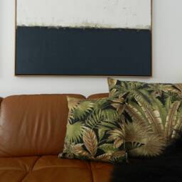Outdoor Cushion Cover, Cover Only, Tropical Pillows, Golden Palm Leaf Cushions, Tommy Bahama, Pillows, Scatter Cushions - thumbnail 2