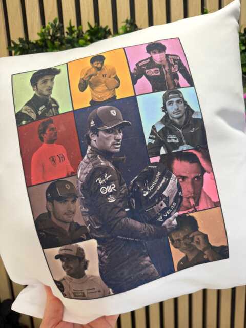 Carlos Sainz Eras Cushion - Formula One Racing Driver F1 - image 1