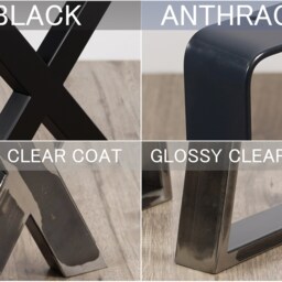 Modern Metal Table Legs. Strong Steel Dining Base. Industrial Legs For Desk. Iron Reclaimed Wood - thumbnail 4