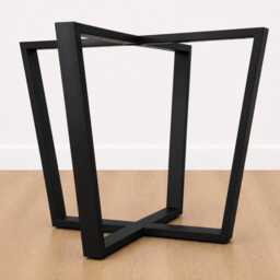 Pedestal Table Base, Steel Base For Round Tabletop, Dining Leg - thumbnail 2