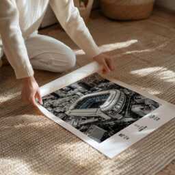 Bernabeu Stadium Football Wall Art Print Unique Poster Perfect Birthday Gift - thumbnail 2