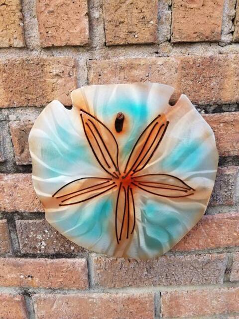 Sand Dollar Wall Art, Metal Dollar, Ocean Decor, Beach House, Outdoor Patio Lover Gift - image 1