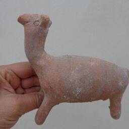 Clay Camel Animal Sculpture, Mongolia Ceramic, Hand M. Sculpture Pottery, Gift, Small Art - thumbnail 2