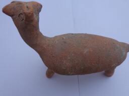 Clay Camel Animal Sculpture, Mongolia Ceramic, Hand M. Sculpture Pottery, Gift, Small Art - thumbnail 1