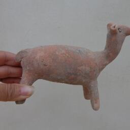 Clay Camel Animal Sculpture, Mongolia Ceramic, Hand M. Sculpture Pottery, Gift, Small Art - thumbnail 4