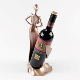 Wine Holder - Bottle Lady in Gold Lover Red Wine Stand - thumbnail 3