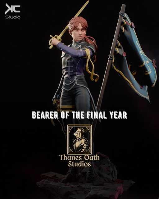 Bearer Of The Final Year - Survivor Post-Apocalyptic Dark Collapse Sci-Fi Maelle Resin Figure 16K - image 1