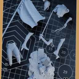 Bearer Of The Final Year - Survivor Post-Apocalyptic Dark Collapse Sci-Fi Maelle Resin Figure 16K - thumbnail 4