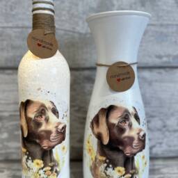 Labrador Gifts, Labrador Vase, Plant Pot Pot, Coasters, Treat Lovers - thumbnail 2