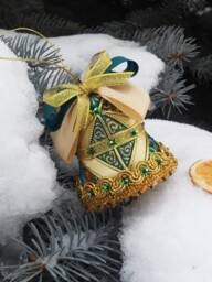 Toy-Bell Patchwork Ornaments New Year Gifts For Family Hanging Decorations On The Christmas Tree Kimekomi Gift Quilted