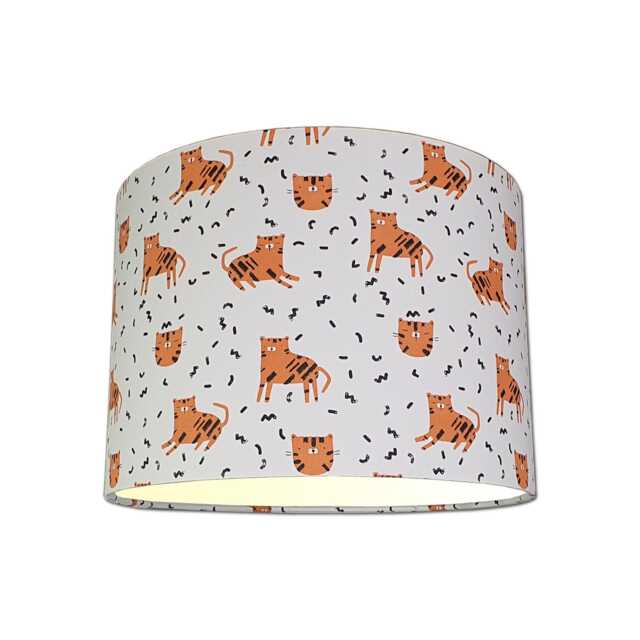 Lampshades in John Lewis Anyday Tiger Fabric Children's Handmade Various Sizes Free Delivery - image 1
