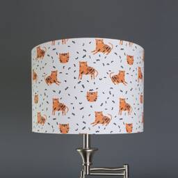 Lampshades in John Lewis Anyday Tiger Fabric Children's Handmade Various Sizes Free Delivery - thumbnail 4