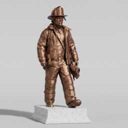 9/11 Firefighter Tribute Statue - Memorial Sculpture