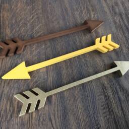 Nursery Arrow Wall Decor Farmhouse Art Distressed Arrows Cutouts Home Gallery - thumbnail 3