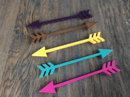 Nursery Arrow Wall Decor Farmhouse Art Distressed Arrows Cutouts Home Gallery - thumbnail 1