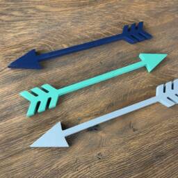 Nursery Arrow Wall Decor Farmhouse Art Distressed Arrows Cutouts Home Gallery - thumbnail 2